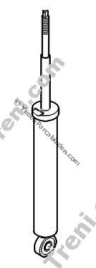 PEUGEOT 406 ARKA AMORTİSÖR SOL ( GAZLI ) 1996>2004