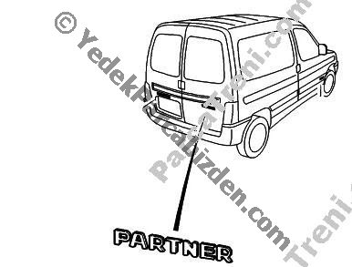 PEUGEOT PARTNER ARKA ( PARTNER YAZI ) 1996>2002
