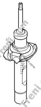 PEUGEOT 406 ÖN AMORTİSÖR SAĞ ( YAĞLI ) 1996>2004