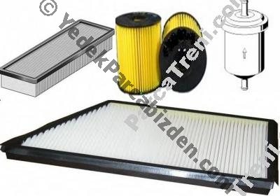 PEUGEOT 206 1.4cc 16v FİLİTRE SETİ 2003>2008