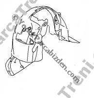 PEUGEOT 206 ÖN ÇAMURLUK DAVLUMBAZI SOL 1998>2008