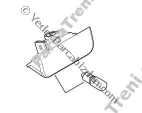 PEUGEOT BIPPER ARKA BAGAJ PLAKA LAMBASI SAĞ 2008>2010