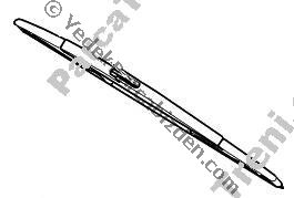 PEUGEOT PARTNER ARKA SİLECEK ( TEK AÇILIR KAPI ) 2008>2010