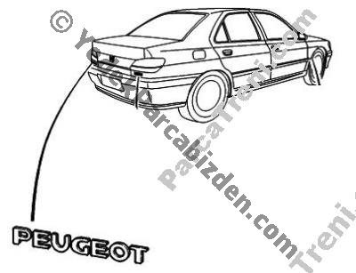 PEUGEOT 406 ARKA ( PEUGEOT YAZI ) 2000>2004